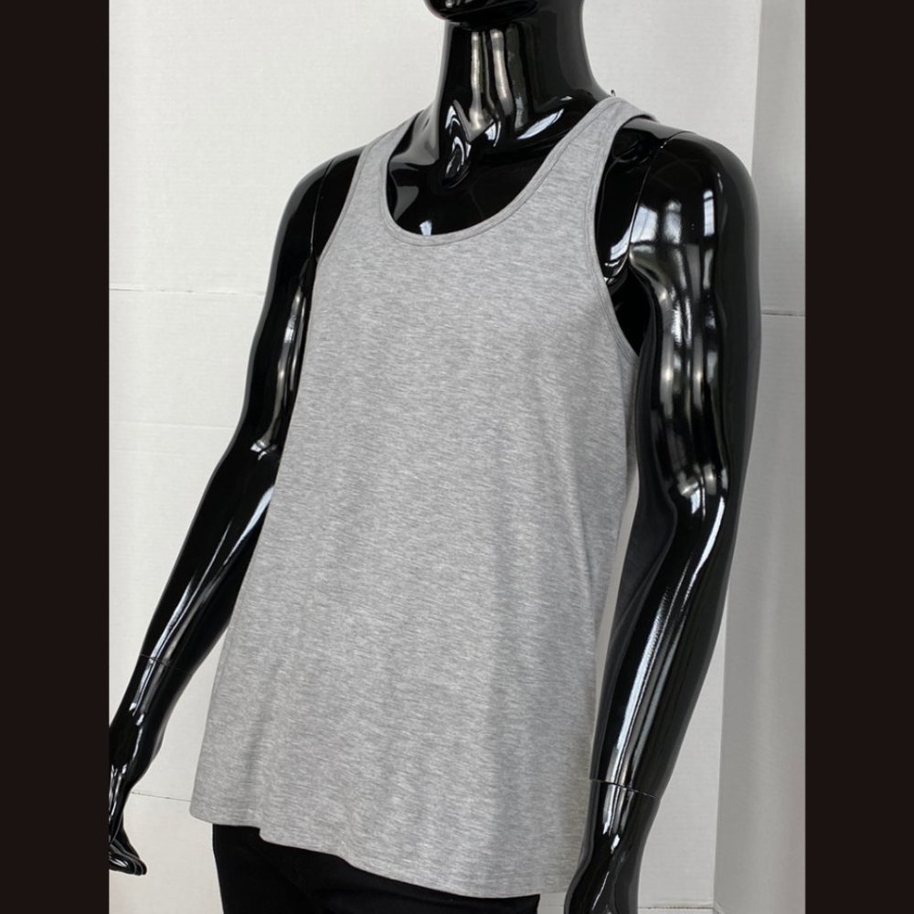Standard Issue NYC Light Heather Gray Grey Soft Tank Top sz L Large NWT